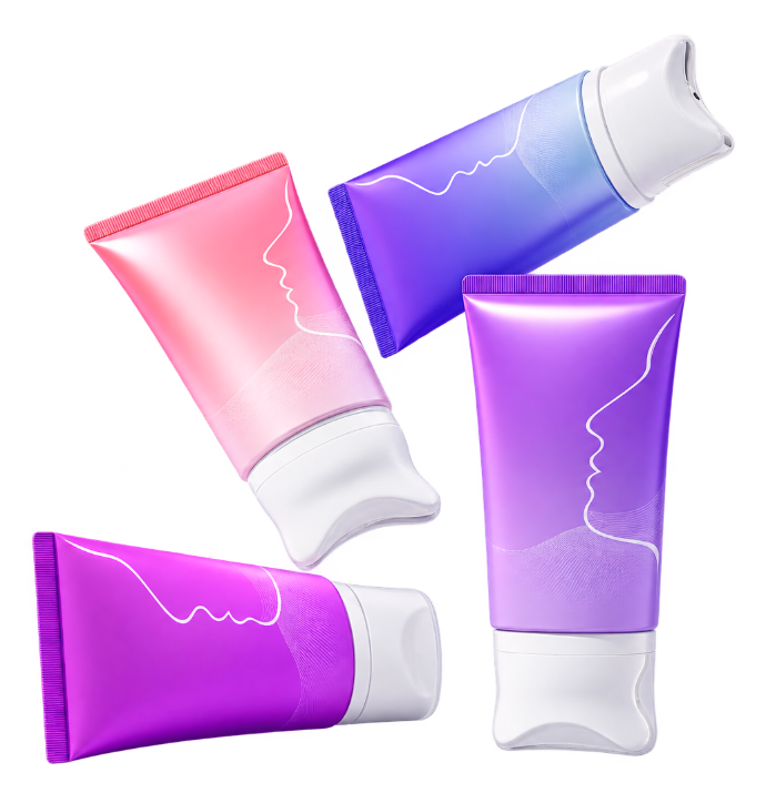 V-Shape Gua Sha Massage Oval Squeeze Tube