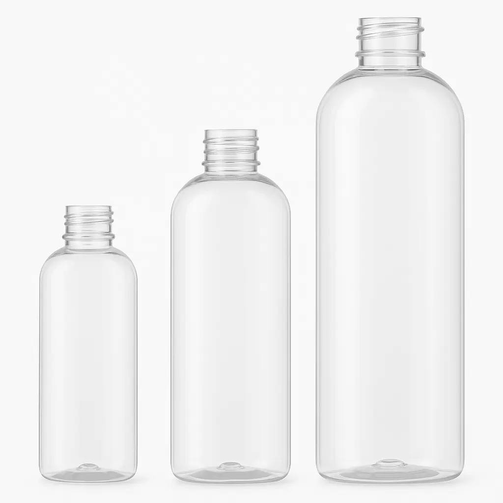Cylinder Bottles (PET Material) (50, 33, 18-410, 85.5)