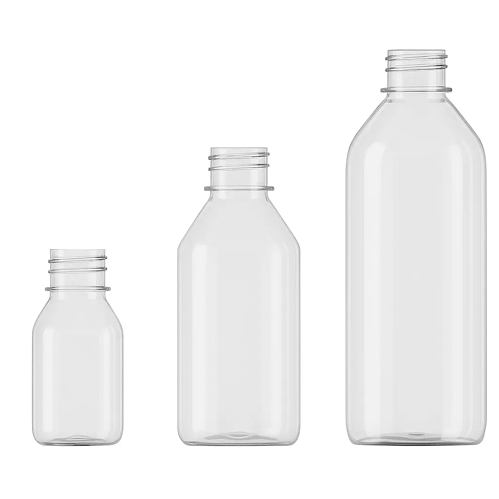 Veral Bottles (PET Material) (50, ROPP28, PCO, 48, 130)