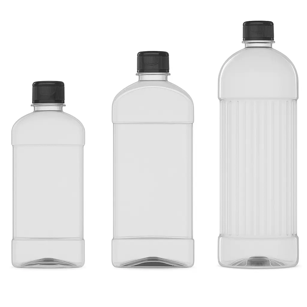 Tech Oval Bottles (PET Material) (300, 40 x 79, 165)