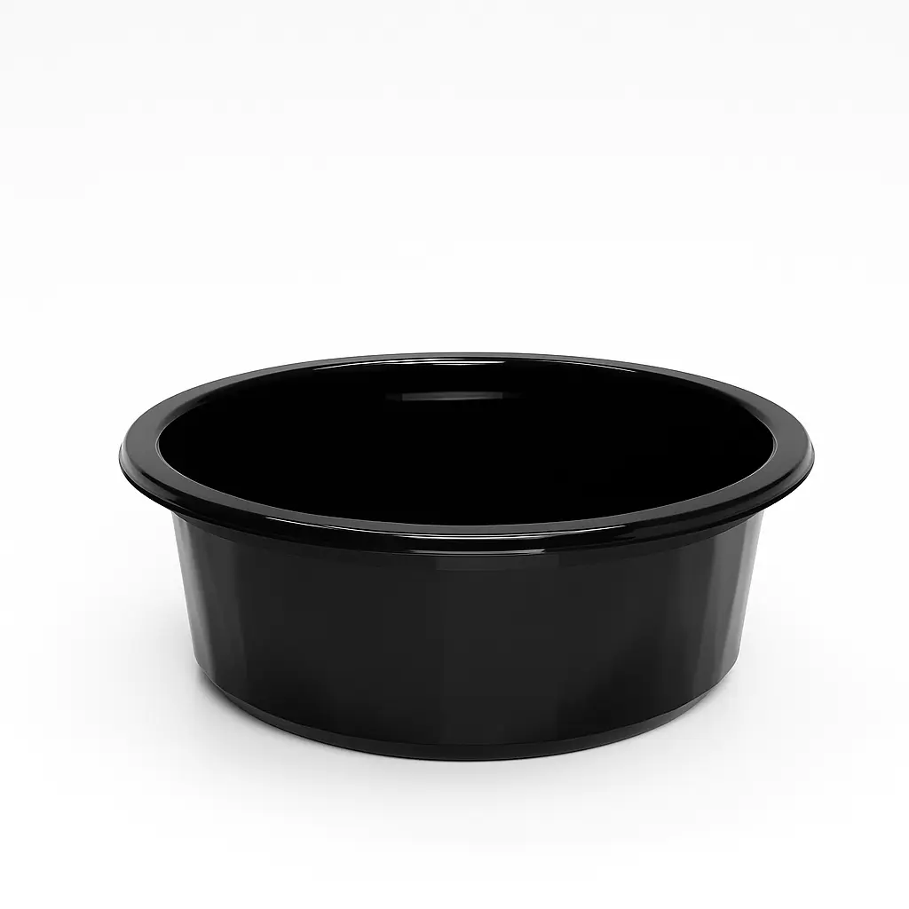 [HL01/100NWBlack] Black rPET containers GL-P-HL01 100NWBlack