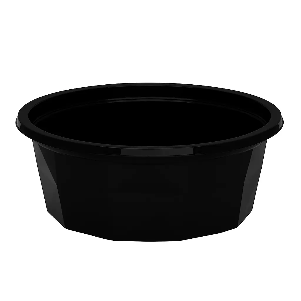 [DL200d012v2Black] Black rPET containers GL-P-DL200d012v2Black