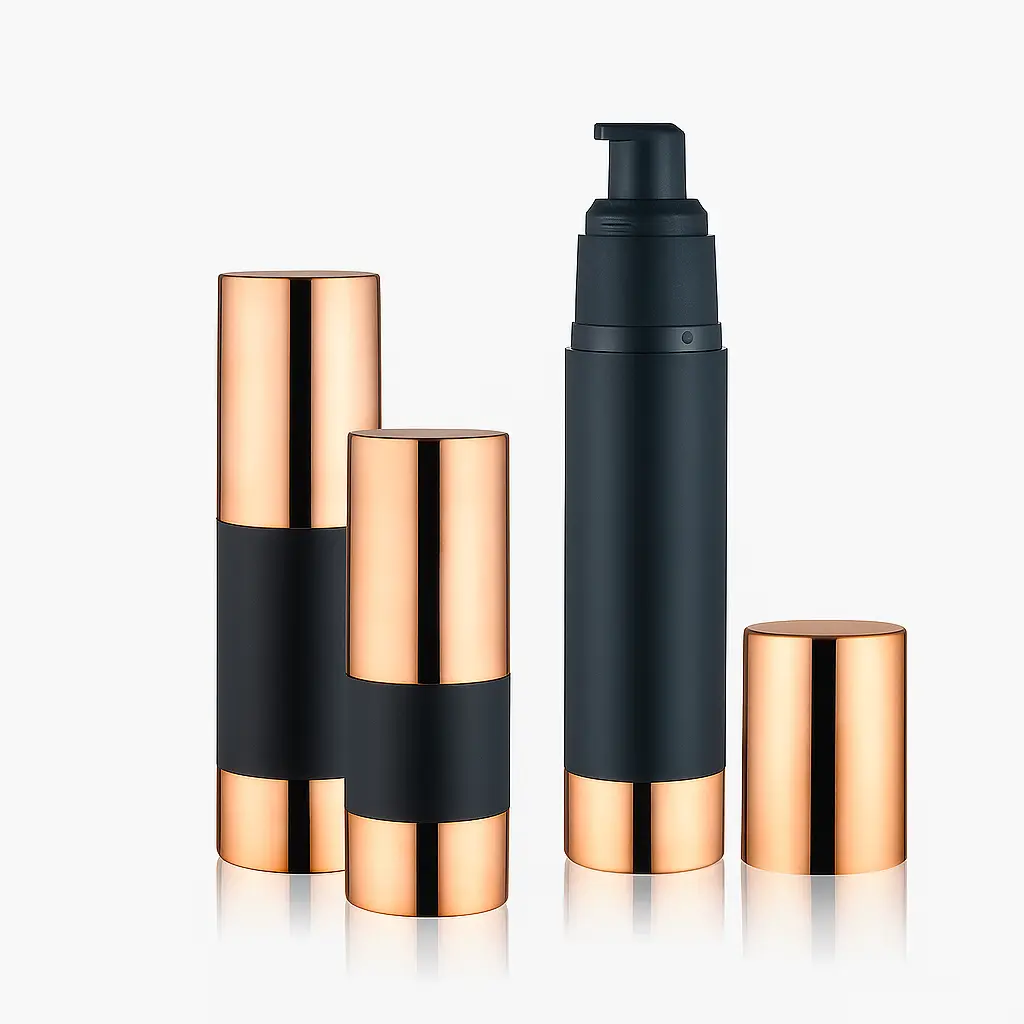 [GL-P-202G] AS Bottles with Airless Pump for Skin Care – GL-P-202G